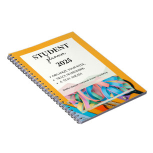Student Planner 2025 Weekly Schedule, Homework T Notebook