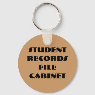 Student Records File Cabinet Key Ring
