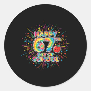 Student Six Seven Trending 67 Happy 67th Day Of Sc Classic Round Sticker