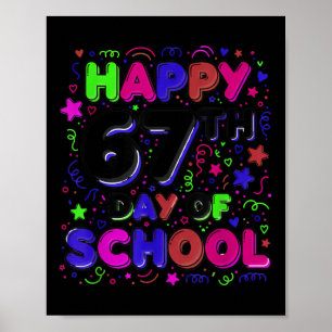 Student Six Seven Trending 67 Happy 67th Day Of Sc Poster