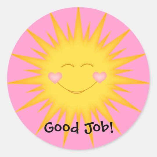 Student Stickers Good Job Well Done Super Student Classic Round Sticker Zazzle Com Au