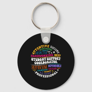 Student Support Coordinator Appreciation Day Back Key Ring