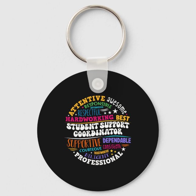 Student Support Coordinator Appreciation Day Back  Key Ring (Front)