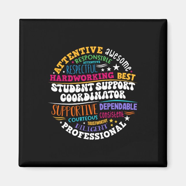 Student Support Coordinator Appreciation Day Back  Magnet (Front)