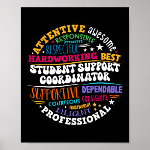 Student Support Coordinator Appreciation Day Back  Poster