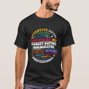 Student Support Coordinator Appreciation Day Back T-Shirt