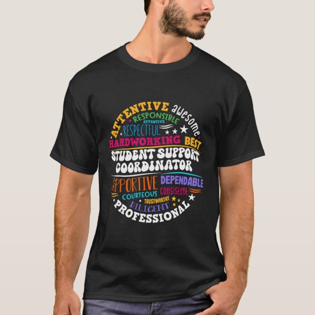 Student Support Coordinator Appreciation Day Back  T-Shirt (Front)