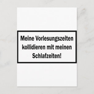 Studenten Vorlesungszeiten icon Postcard