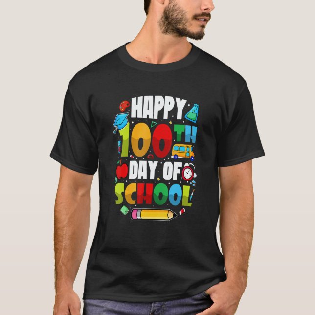Students 100 Days Of School Teachers 2023 Boys And T-Shirt (Front)