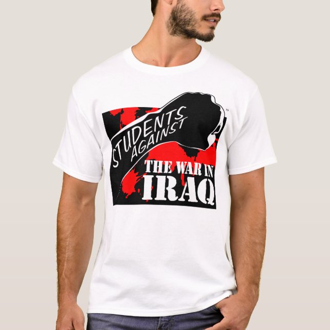 Students Against the War in Iraq T-Shirt (Front)