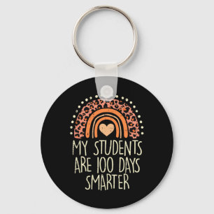 Students Are 100 Days Smarter 100th Day Of School Key Ring