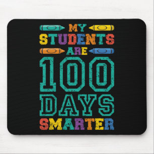 Students Are 100 Days Smarter School Kids Student  Mouse Pad
