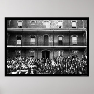 Students at Berea College in Berea, KY 1899 Poster