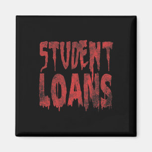 Students Loans Payment Halloween Costume Idea Grou Magnet
