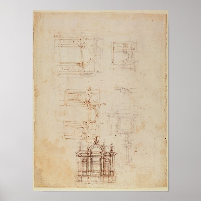 Studies for architectural composition poster (Front)