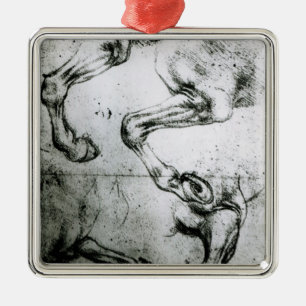 Studies of Horses legs Metal Tree Decoration