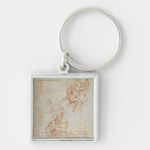 Studies of Madonna and Child Key Ring
