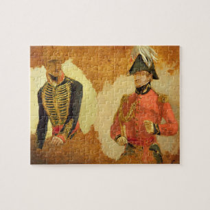 Studies of Royal Horse Artillery Uniform, and of a Jigsaw Puzzle