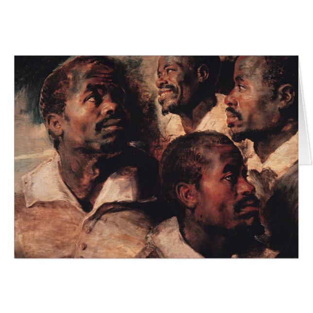Studies of the Head of a Negro (Front Horizontal)