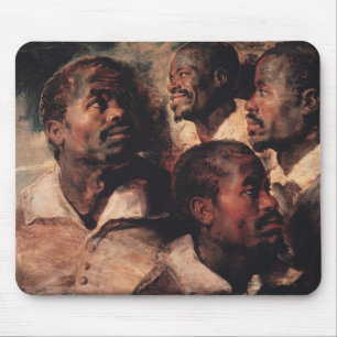 Studies of the Head of a Negro Mouse Pad