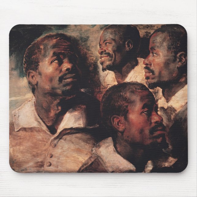 Studies of the Head of a Negro Mouse Pad (Front)
