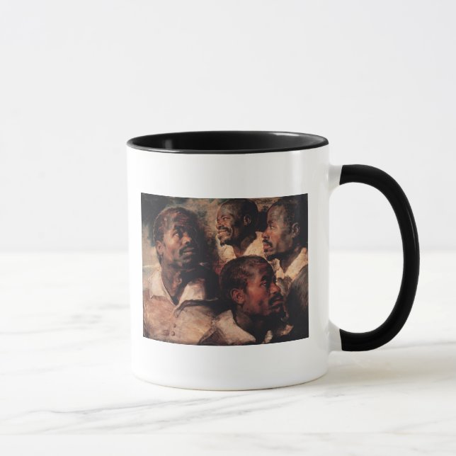 Studies of the Head of a Negro Mug (Right)