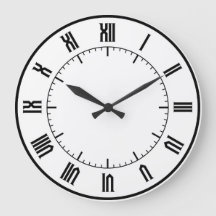 studio432hz roman wall clock