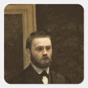 Studio at Batignolles, 1870 Square Sticker
