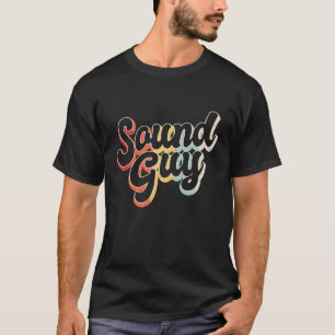 Studio Audio Engineer Retro Sound Guy Tech T Shirt