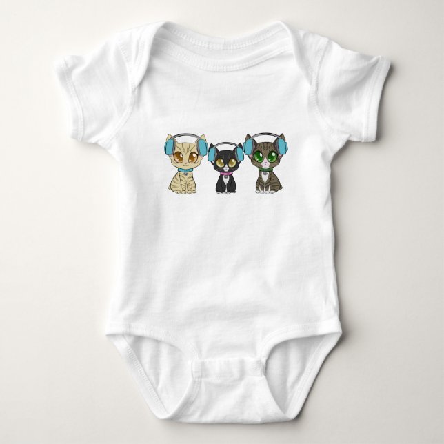 Studio Cats Body Suit Baby Bodysuit (Front)
