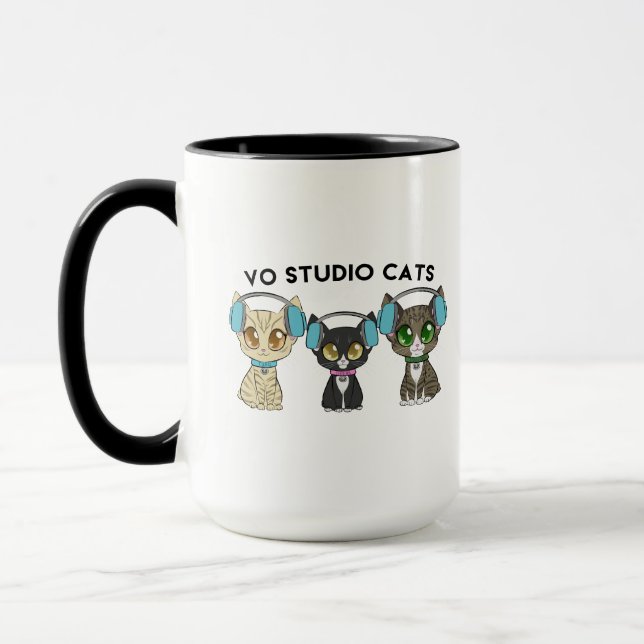 Studio Cats Two Toned Mug (Left)