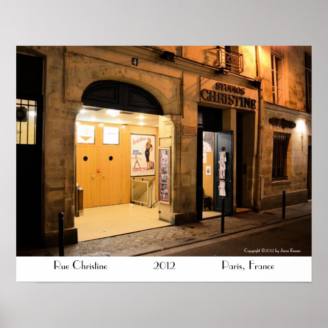 Studio Christine, Paris France Poster (Front)