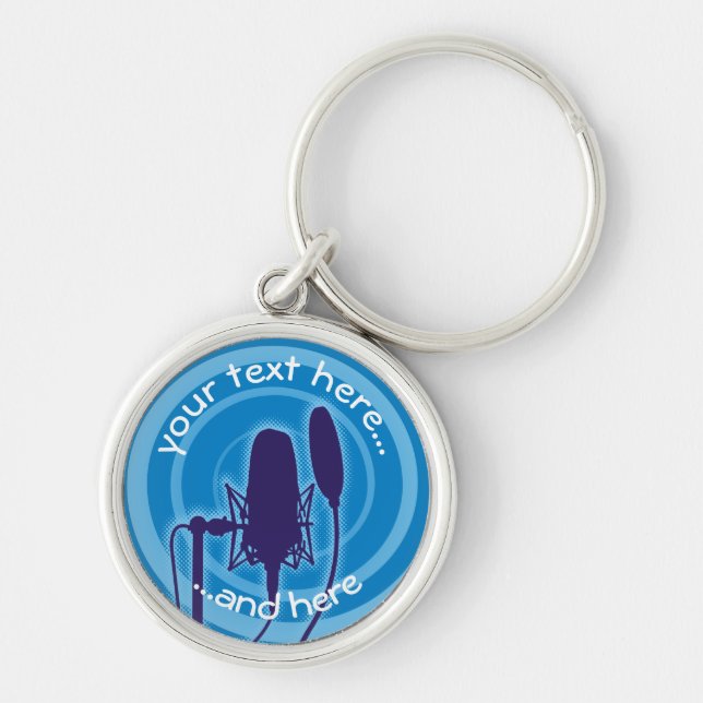 Studio Microphone Key Ring (Front)