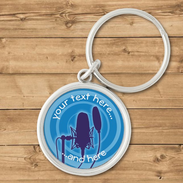 Studio Microphone Key Ring (Creator Uploaded)