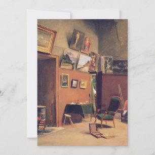 Studio on Rue de Furstenberg   Frédéric Bazille