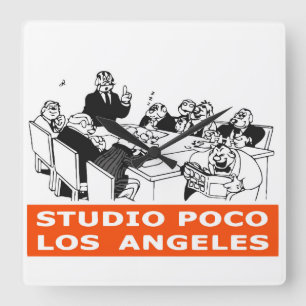 STUDIO POCO SQUARE WALL CLOCK