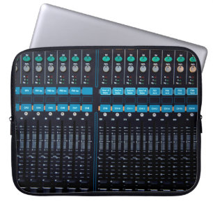 Studio sound mixer, technology gear for better nat laptop sleeve
