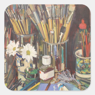 Studio Still Life 2012 Square Sticker