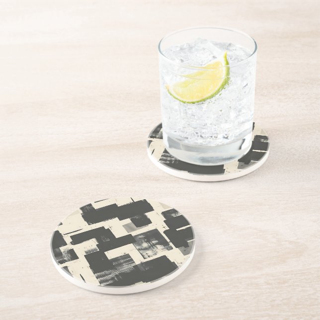 Studio Stroke Abstract Coaster (Side)