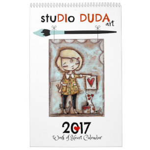 StudioDudaArt 2017 Work of Heart Calendar