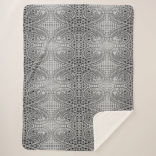 StudioForty Floral Hamentaschen Sherpa Blanket