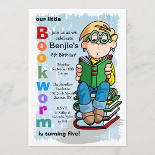 Studious Boy Invitation