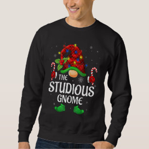 Studious Gnome Buffalo Red Plaid Matching Family C Sweatshirt