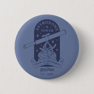 Study at HOGWARTS™ Astronomy Tower 6 Cm Round Badge