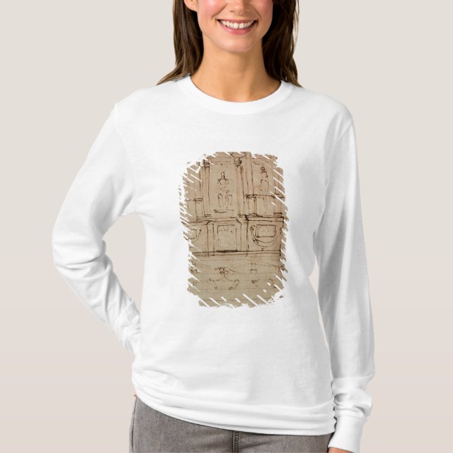 Study for a double tomb T-Shirt (Front)