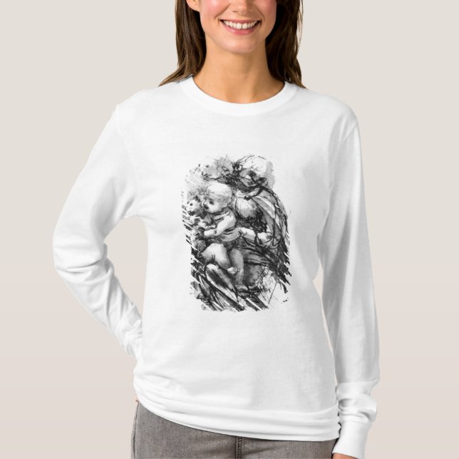 Study for a Madonna with a Cat, c.1478-80 T-Shirt (Front)