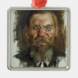 Study for a Portrait of Professor Dr. Eduard Metal Tree Decoration