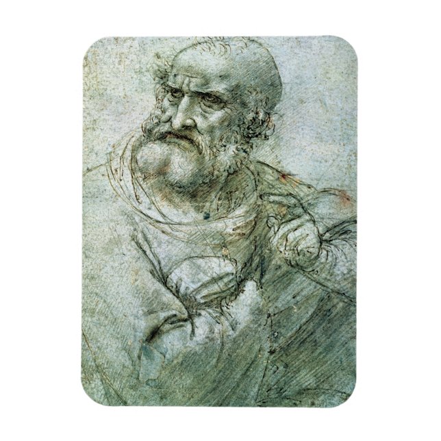 Study for an Apostle from The Last Supper, c.1495 Magnet (Vertical)