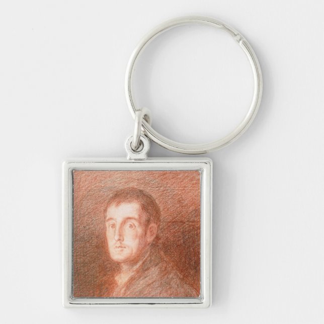 Study for an equestrian portrait key ring (Front)