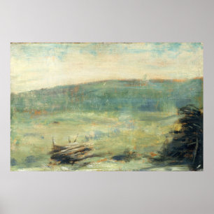 Study for Bathers at Asnières Poster